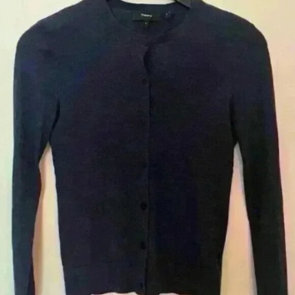 Theory Merino Wool Button-Up Cardigan – Size P (XS) - Picture 1 of 3